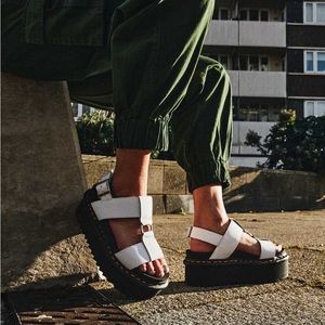 Dr. Martens Francis Leather Strap Platform Sandal
